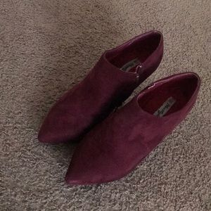 Burgundy heels